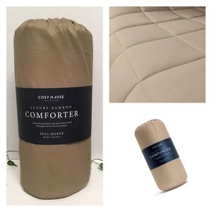 Comforter Cosy House Luxury Bamboo QUEEN / FULL Hypoallergenic Down Alternative